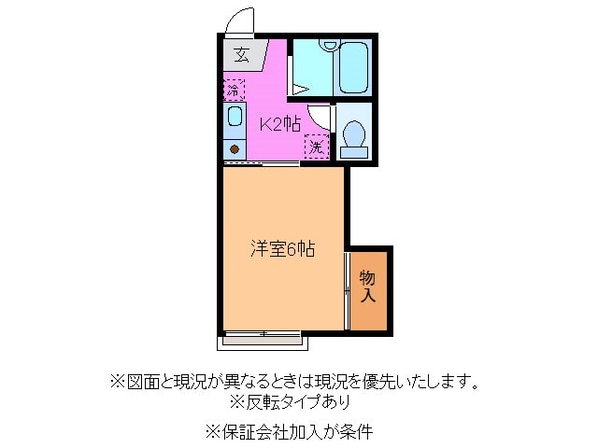 第一コーポ渡部　Bの物件間取画像